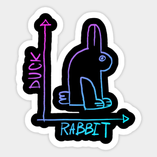 Duck Rabbit Illusion Sticker